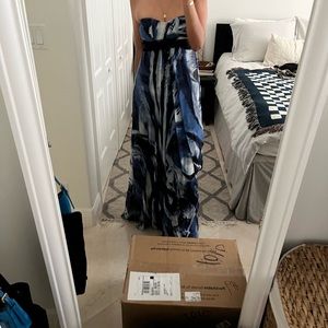 BCBG strapless dress